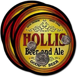  Hollis, OK Beer & Ale Coasters   4pk 