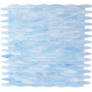  Encata linea onde   mesh mounted mosaic tile in china blue 