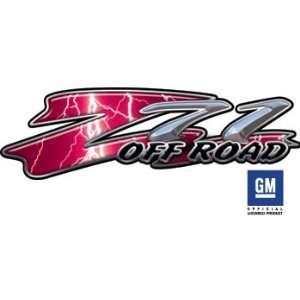  Chevy Z71 Lightning Pink Truck & SUV Offroad Decals 