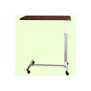  Medline High Value Overbed Table, Walnut Finish, Without 