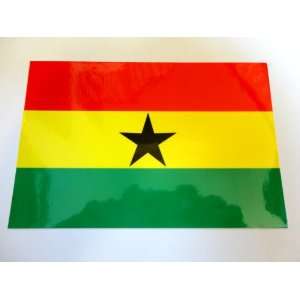  Ghana flag window decal bumper sticker 4 x 6 Everything 