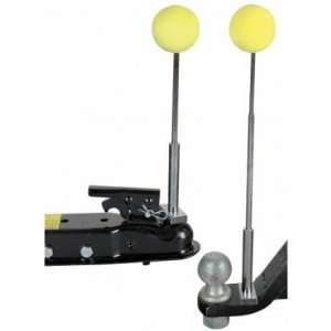 Magnetic Trailer Alignment Kit with Chrome Plated Telescoping Rods