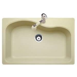  Kindred Sinks KGSLA2233 9 Single Granite Drop In Sink 