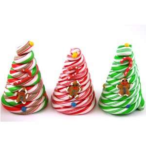 Mini Peppermint Candy Trees 6 Pack Grocery & Gourmet Food