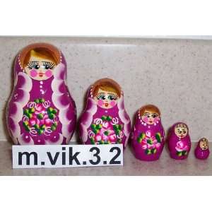   Doll 5 pcs / 8 cm (baby doll   15mm) * m.vik.3.2 