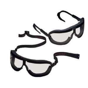 16420 00000 10 Ao Safety Fectoggles Large Black Adj. Temple Clear Lens
