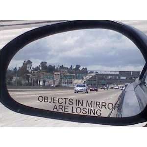 Mirror Decals OBJECTS IN MIRROR ARE LOSING for CHRYSLER PROWLER 
