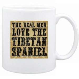 New  The Real Men Love The Tibetan Spaniel  Mug Dog 