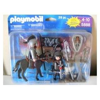 Playmobil Knights with Horse, Armor and Accessories 28 Piece Playset 