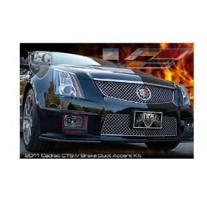 CADILLAC CTS V 2011 2012 CHROME FRONT BRAKE DUCT COVERS