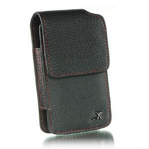   POUCH TRIMMED WITH RED STITCH FOR Samsung Wave S8500 