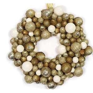  Autograph Foliages PF 100325 24 in. Sequin Ball Wreath 