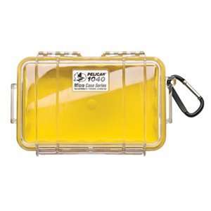  CASE, 1040 MICROCASE, YELLOW CLEAR