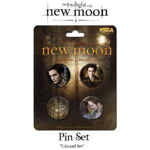  Twilight Saga New Moon   4 Piece Button Set Edward Cullen 