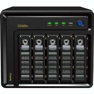 Synology Disk Station 5 Bay Network Attached Storage DS509+ (Black)