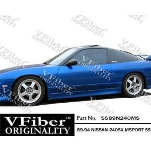   240SX 89 94 2dr/HB VFiber FRP Msport 2pc Side Skirts Automotive