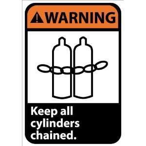  SIGNS KEEP CYLINDERS CHAINED