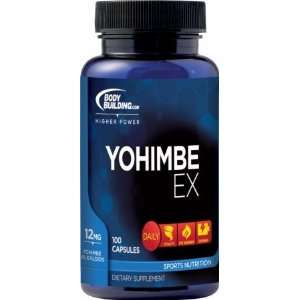  Bodybuilding Yohimbe EX   100 Capsules Health 