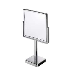 Geesa 1082 Chrome Square 3x Magnifying Mirror 1082 Beauty