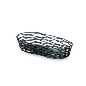  Artisan Oblong Basket   9 L x 4 W x 2 Deep   Black 