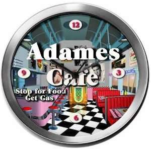  ADAMES 14 Inch Cafe Metal Clock Quartz Movement Kitchen 