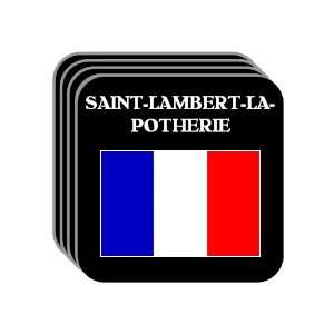 France   SAINT LAMBERT LA POTHERIE Set of 4 Mini Mousepad Coasters