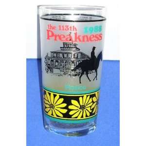  1988 113th Preakness Stakes Mint Julep Glass Pimlico 