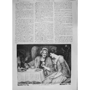  KNOWLES PRINT 1894 ADVERTISEMENT MAZAWATTEE TEA LADIES 