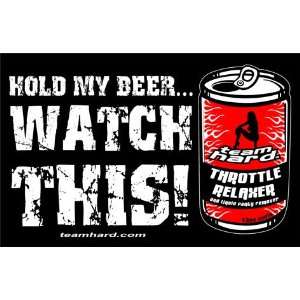TnA Camo   Decal   HOLD MY BEER   WATCH THIS  Sports 
