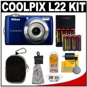  Nikon Coolpix L22 12.0 Megapixel Digital Camera with 3.6x 