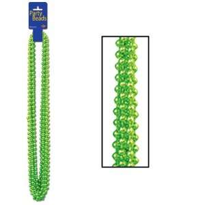  Lets Party By Beistle Company Party Beads   Lime Green 