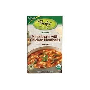 Pacific Natural Minestrone w/Chicken Meatballs Soup (12x17.6OZ)