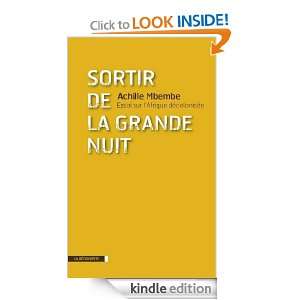 Sortir de la grande nuit (Cahiers libres) (French Edition) Achille 
