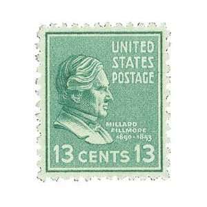  #818   1938 Fillmore 13c green Postage Stamp Numbered 