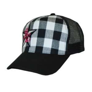  SoCal Heart Attack TRUCKER HAT WITH FRONT PLAID AND 