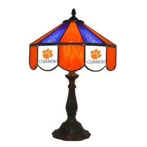  Clemson Tigers Blue & Orange Panel 14 Table Lamp Sports 
