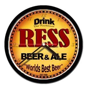  RESS beer and ale cerveza wall clock 