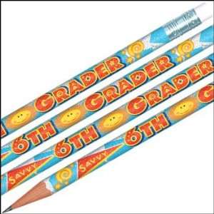  Fancy Foil 6th Grader   144 pencils per order Office 