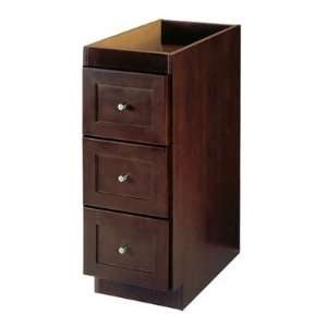  Ronbow 18 x 21 Shaker Base Cabinet with Three Drawers 