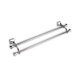  Prisma Classis Style 24 Wall Mounted Double Towel Bar in 