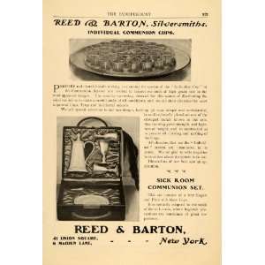  1902 Ad Reed & Barton Silversmith individual Cup Silver 