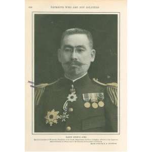  1907 Print Japanese Baron Shimpei Goto 