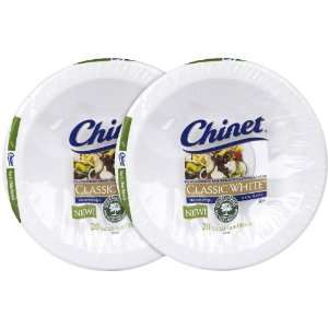   Chinet Classic White Salad/Side Dish, 10 ct 2 pack
