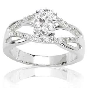 IGI Certified 1.26 Carat Bezel And Pave Set Diamond Engagement Ring
