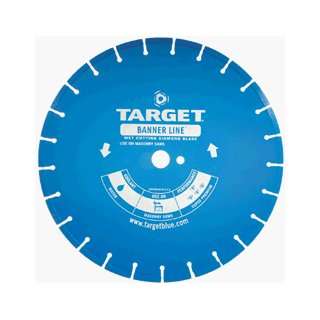 TARGET Masonry Brick Banner line Blade Red 1BLM Blade Size; 20 x .125 