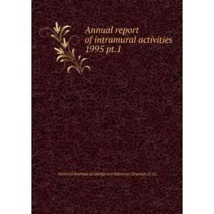  Annual report of intramural activities. 1995 pt.1 