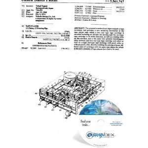  NEW Patent CD for TAPE PLAYER 