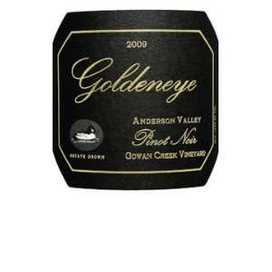  Goldeneye Duckhorn Pinot Noir Anderson Valley Gowan Creek 
