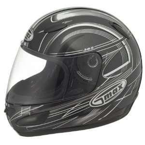    GMAX GM38 Graphic Full Face Helmet Small  Black Automotive