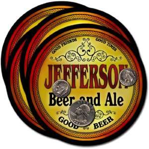  Jefferson , CO Beer & Ale Coasters   4pk 